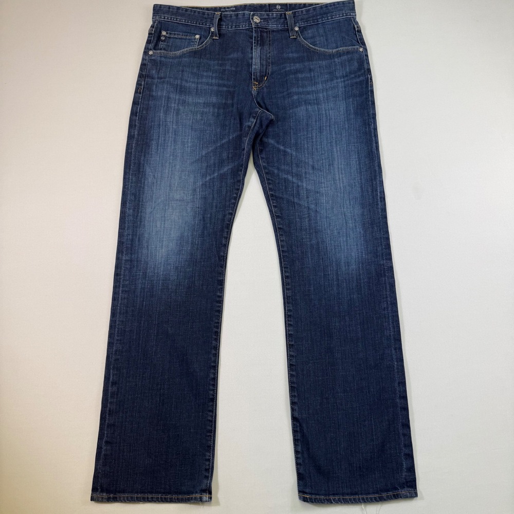 AG Adriano Goldschmied The Protege Jeans Mens 34x32 Fits 36x32 Blue Straight EUC